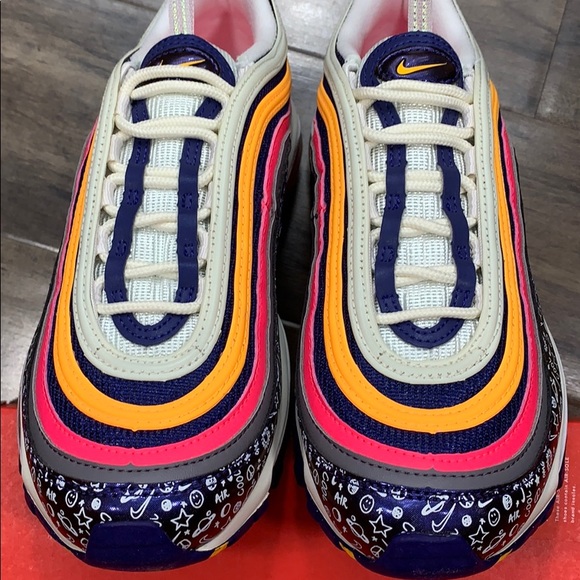 NIKE AIR MAX 97 GS regency purple/laser orange - Picture 7 of 16